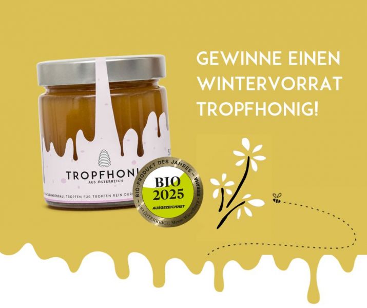 🐝 Gewinnspiel für alle Honigliebhaber:innen! 🍯 Unser Tropfhonig schmeckt nach einem ganzen Blütenjahr – und...